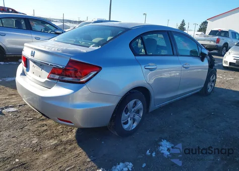 2013 Honda Civic Lx from USA, damaged, VIN 2HGFB2F58DH542615